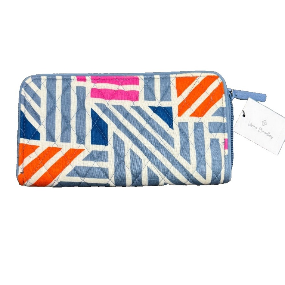 VERA BRADLEY RFID Georgia Wallet Clutch in Geo Medallions Print NWT - Picture 6 of 7